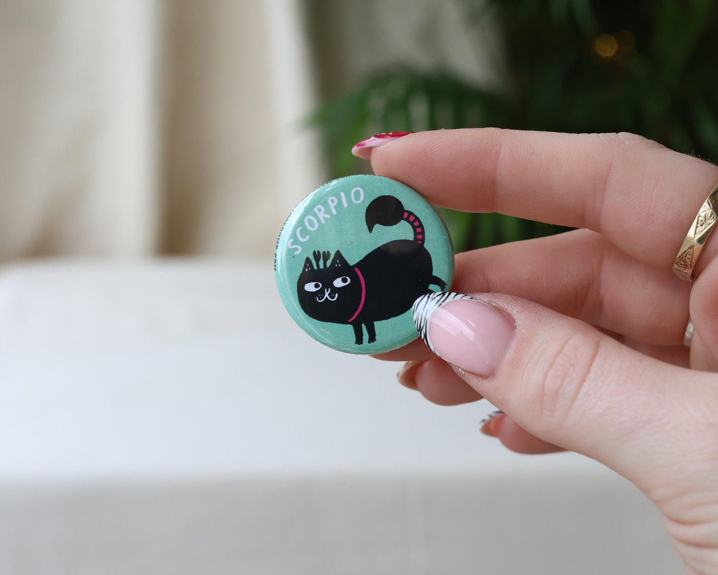 Scorpio Catstrology Badge