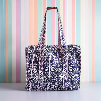 Chandra Boho Purple Kantha Bag