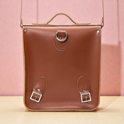 Handmade Leather City Backpack - Chestnut