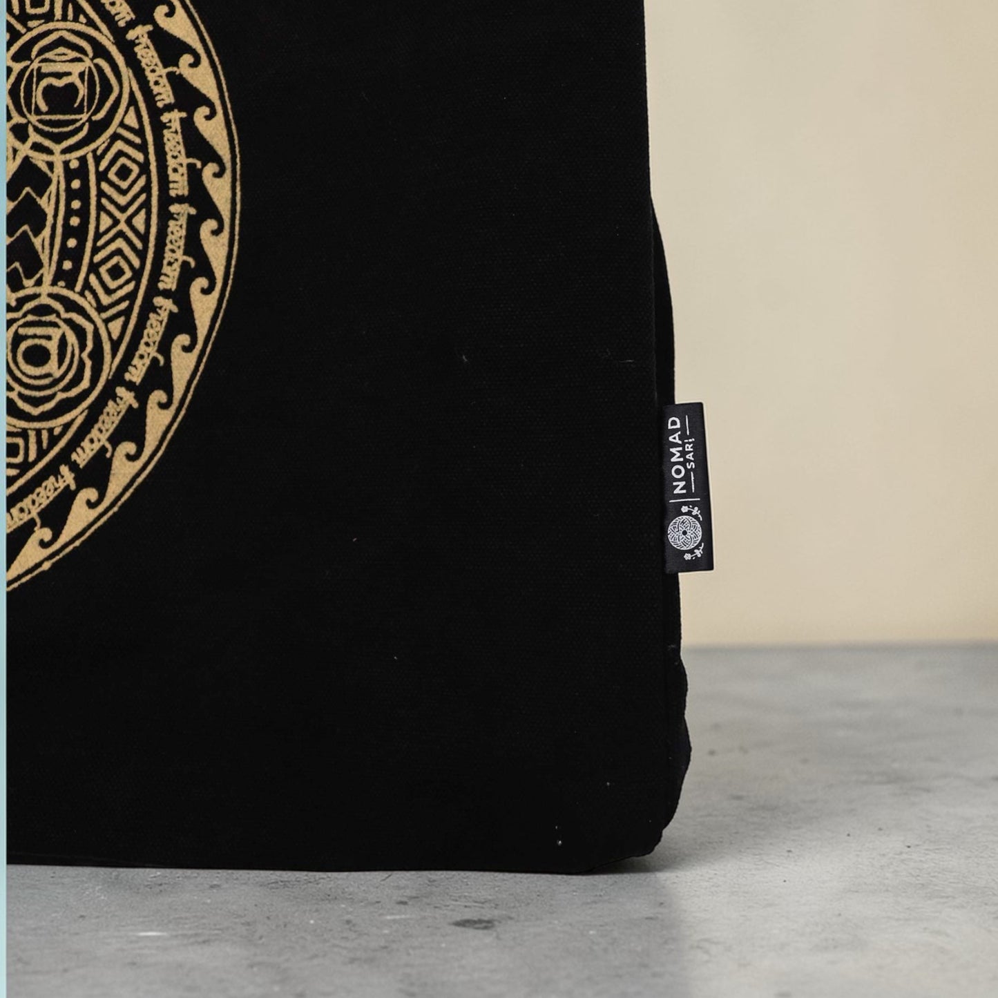 Chocolate Freedom Chakra Stonewash Tote Bag