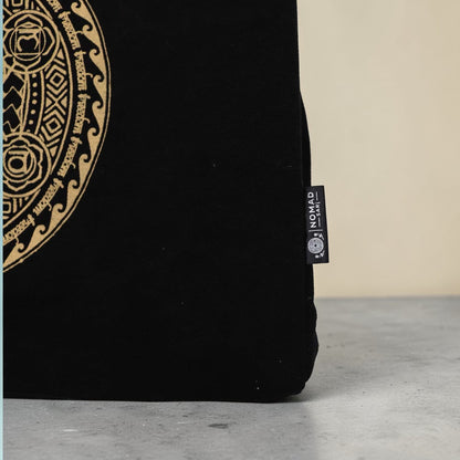 Chocolate Freedom Chakra Stonewash Tote Bag