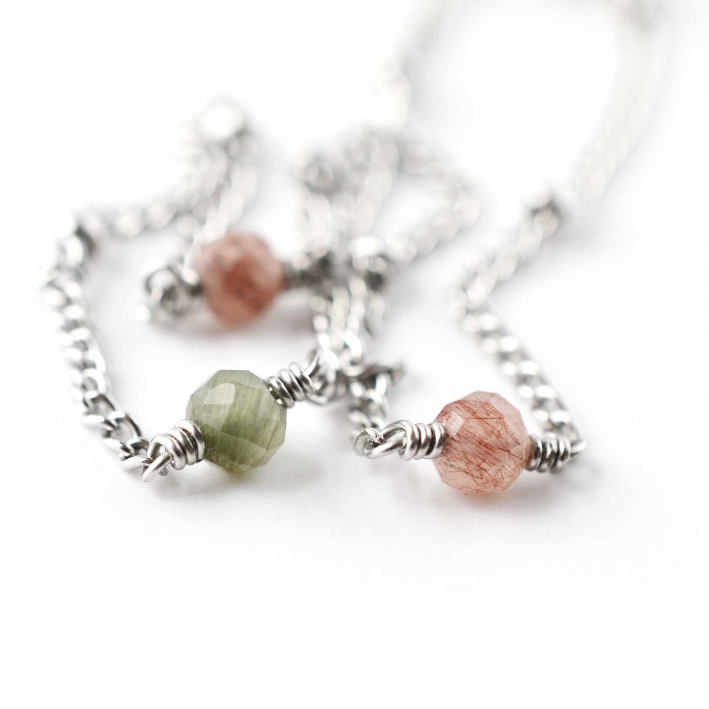 Gemstone Ankle Bracelet