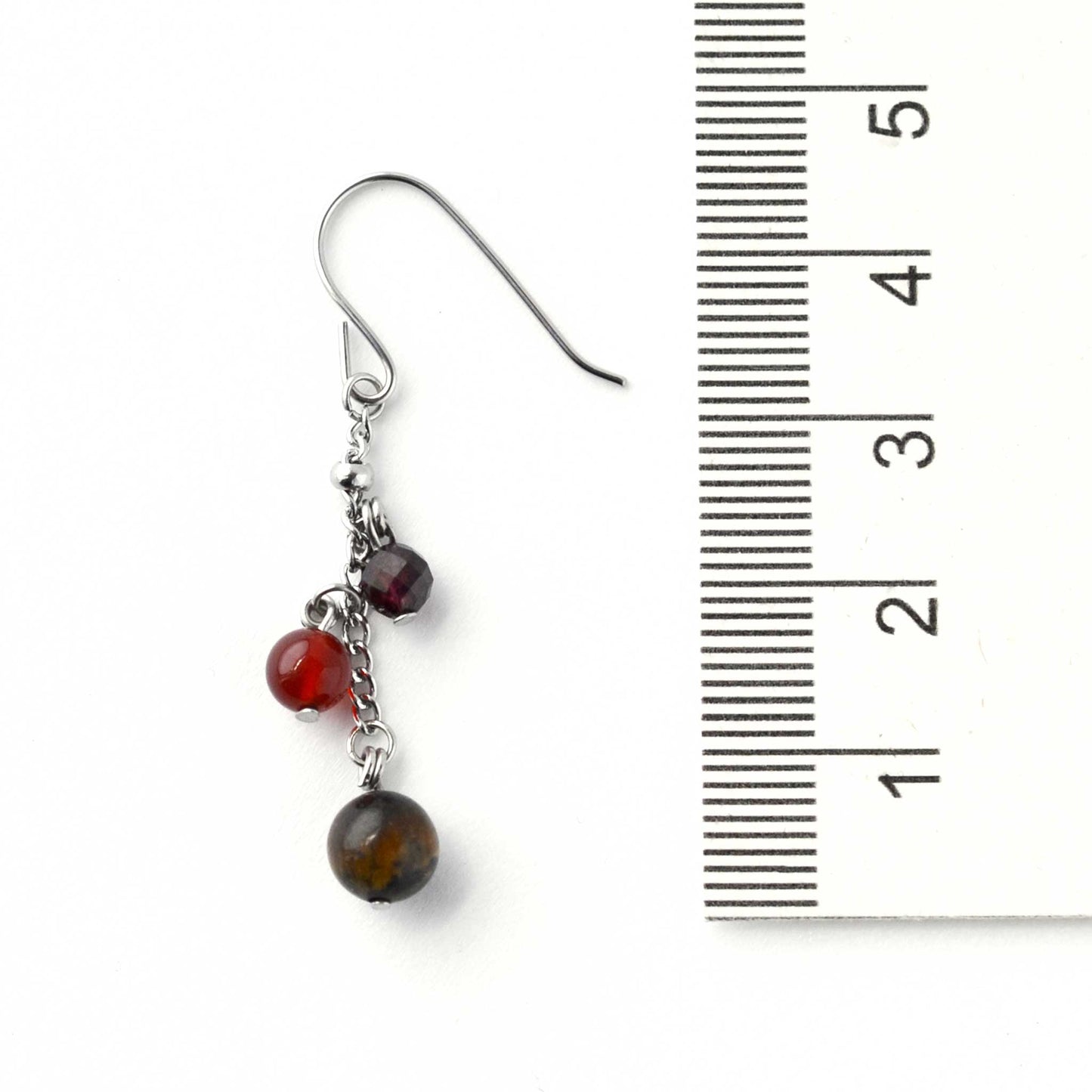Confidence Gemstone Drop Earrings