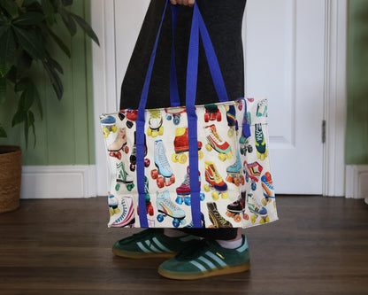 Roller Skates Shoulder Tote