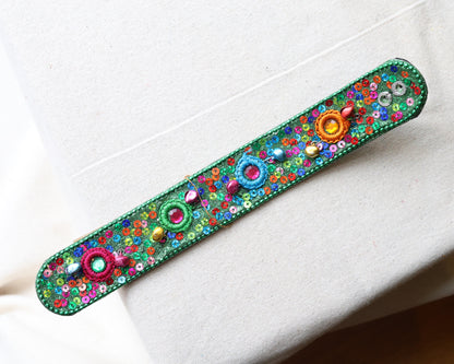 Singing Bell Embroidered Incense Holder
