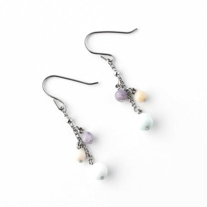 Calm Gemstone Drop Earrings