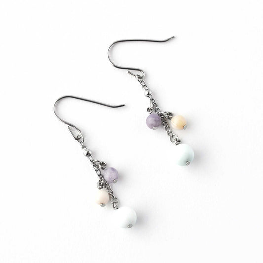 Calm Gemstone Drop Earrings