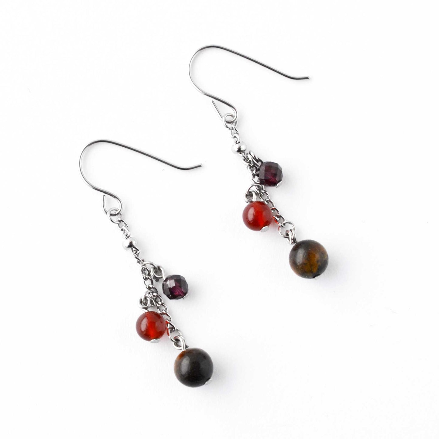 Confidence Gemstone Drop Earrings