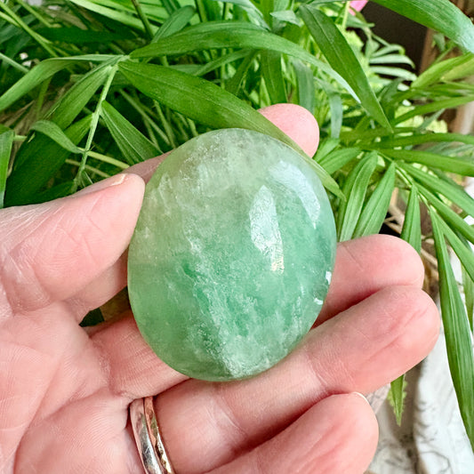 Fluorite Palm Stone
