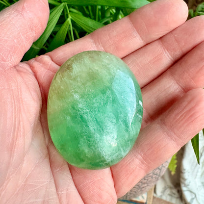 Fluorite Palm Stone