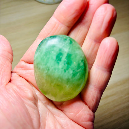 Fluorite Palm Stone