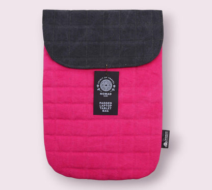 Hot Pink Quilted Tech Pouch