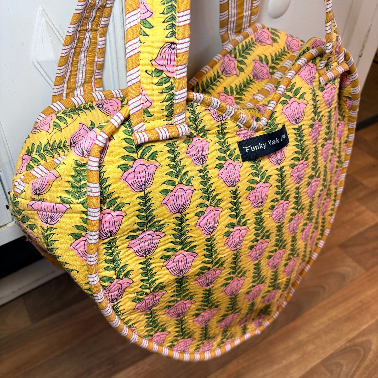 Babla Boho Heart Kantha Bag