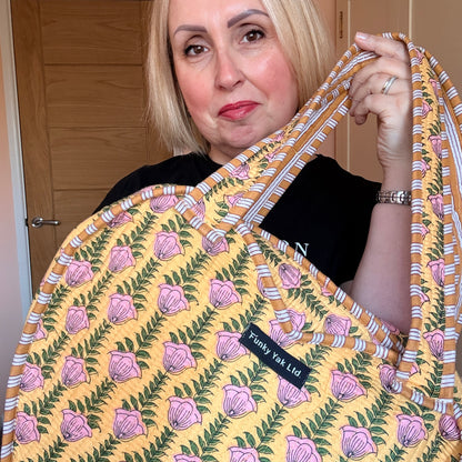 Babla Boho Heart Kantha Bag