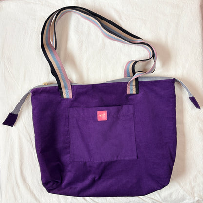 Twilight Bloom Shoulder Tote