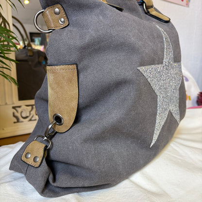 Quartz Canvas Star Tote