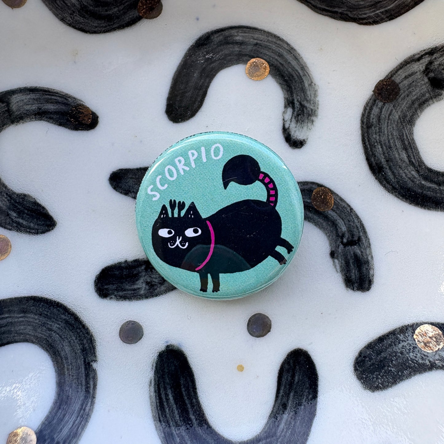 Scorpio Catstrology Badge
