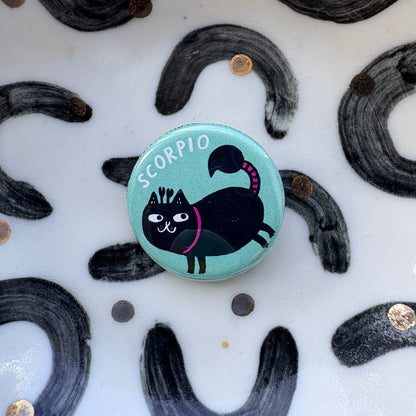 Scorpio Catstrology Badge