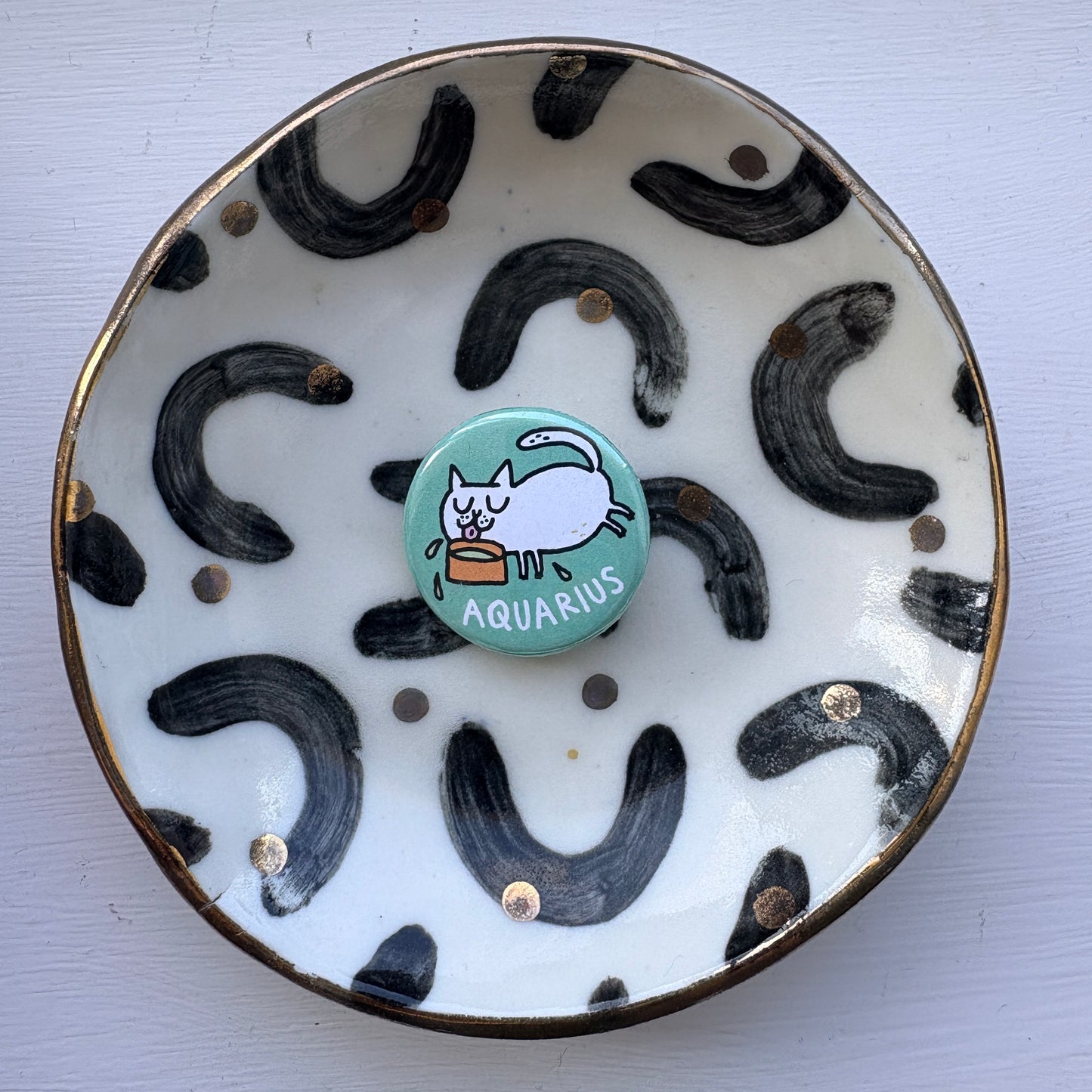 Aquarius Catstrology Badge