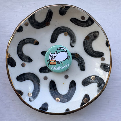 Aquarius Catstrology Badge