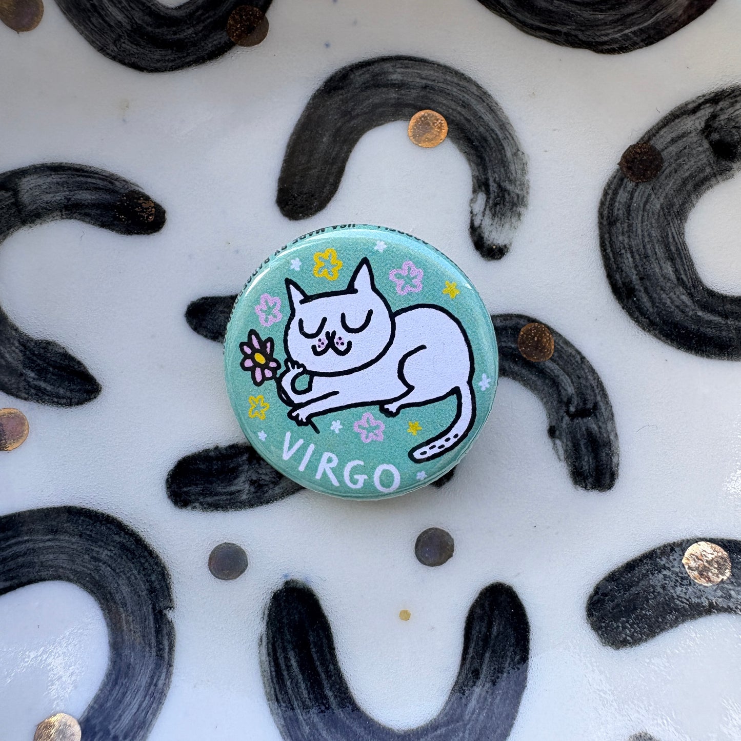 Virgo Catstrology Badge