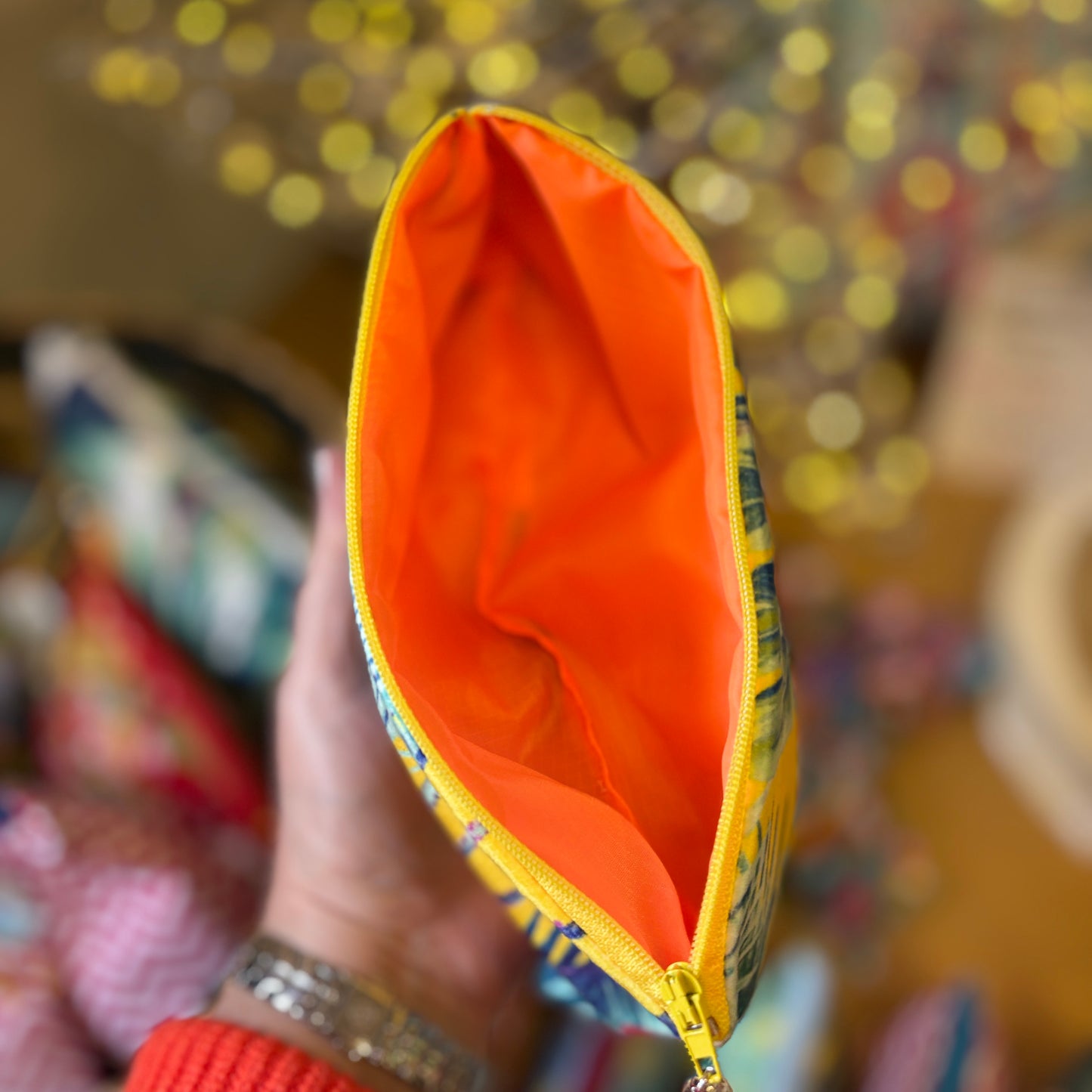 Palm Springs Velvet Everyday Pouch