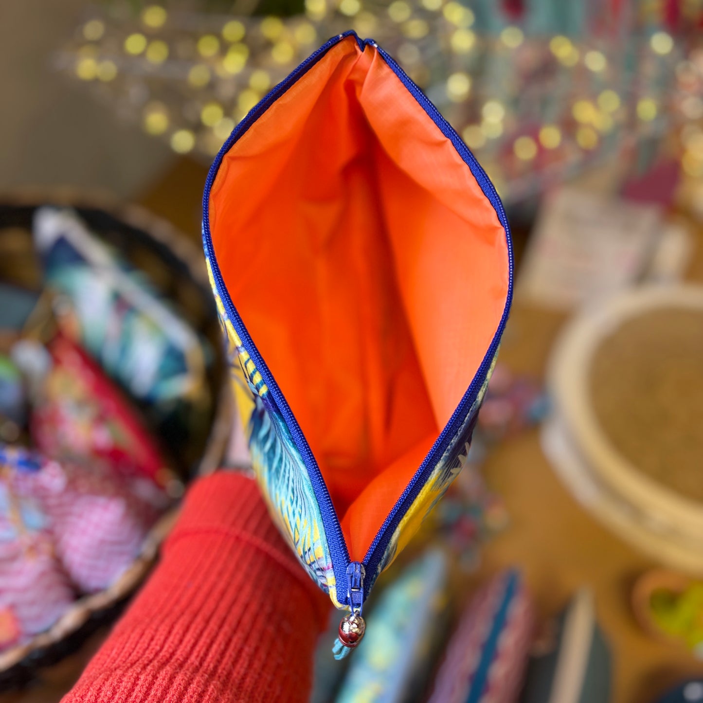 Palm Springs Velvet Wash Bag