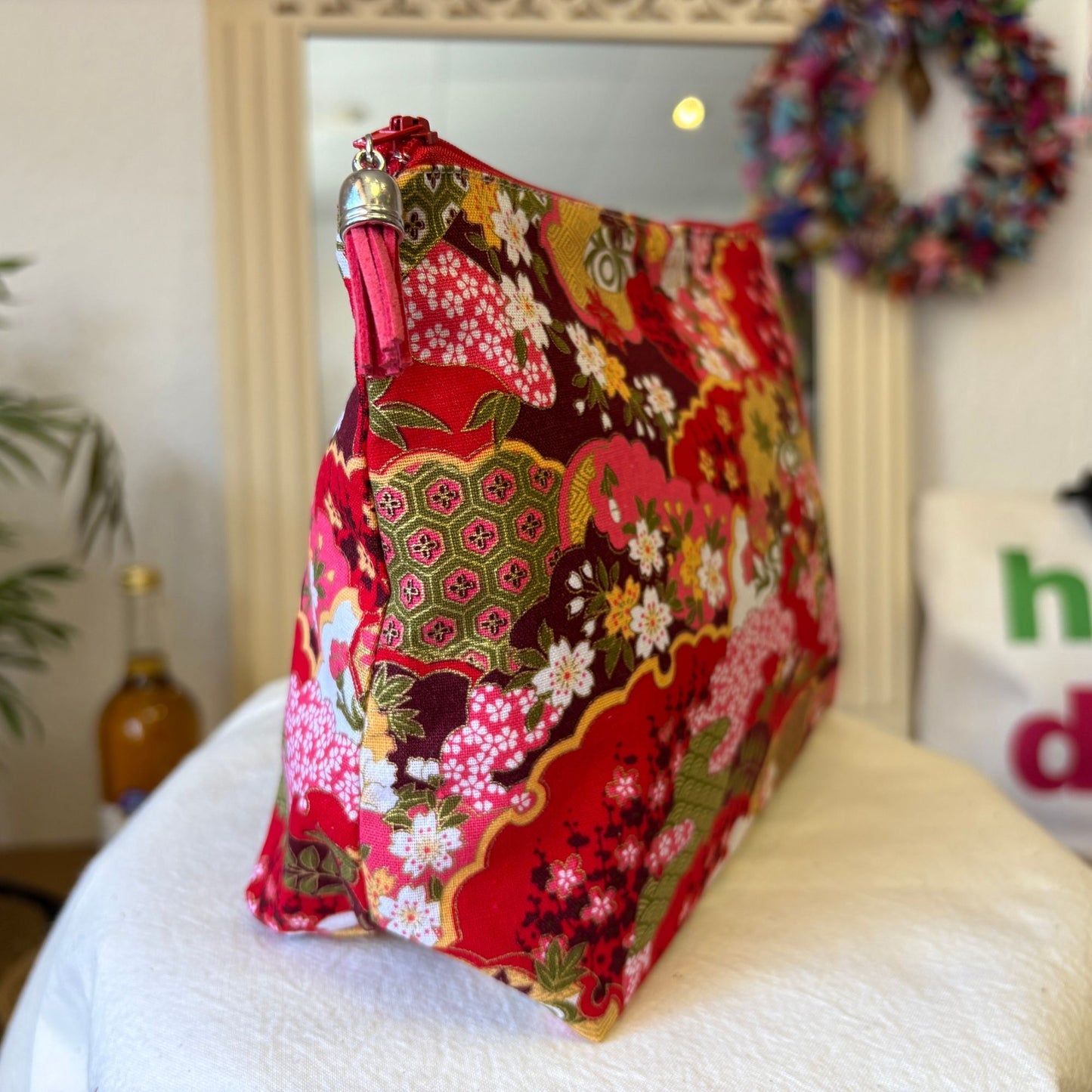 Isumi Red Japanese Wash Bag