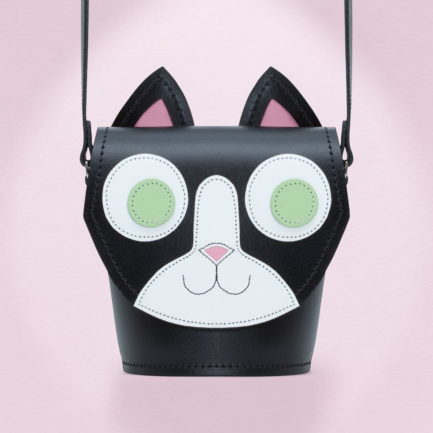 Kitty Cat Handmade Leather Bag