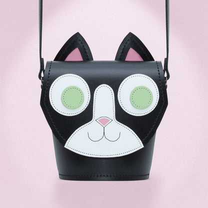 Kitty Cat Handmade Leather Bag