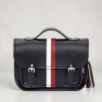 Leather Midi Satchel - British Edit