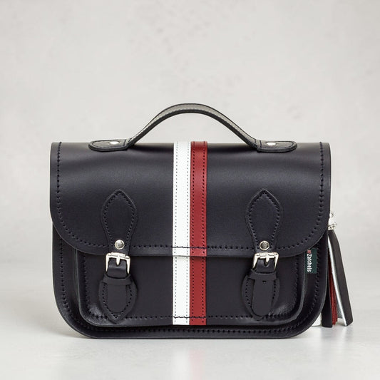 Leather Midi Satchel - British Edit