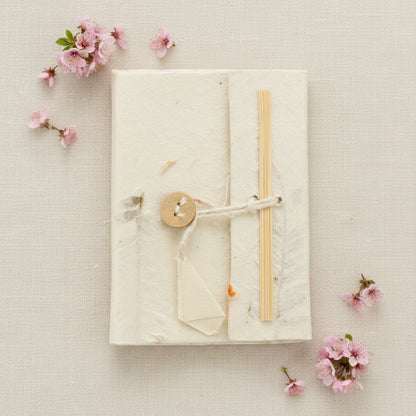 Lokta Paper Mixed Flowers Notebook – Mini