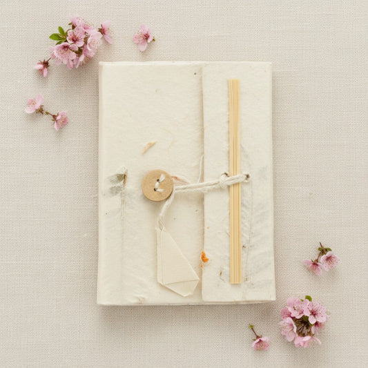 Lokta Paper Mixed Flowers Notebook – Mini