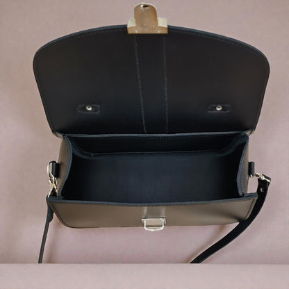 Olympia Handmade Leather Bag - Black