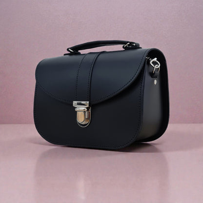 Olympia Handmade Leather Bag - Black