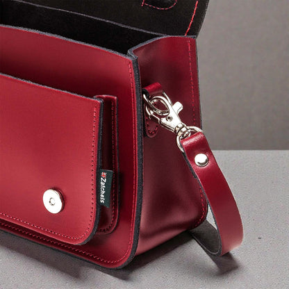 Handmade Leather Micro Satchel - Oxblood