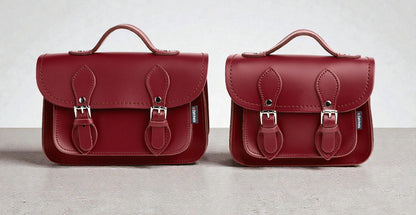 Handmade Leather Micro Satchel - Oxblood