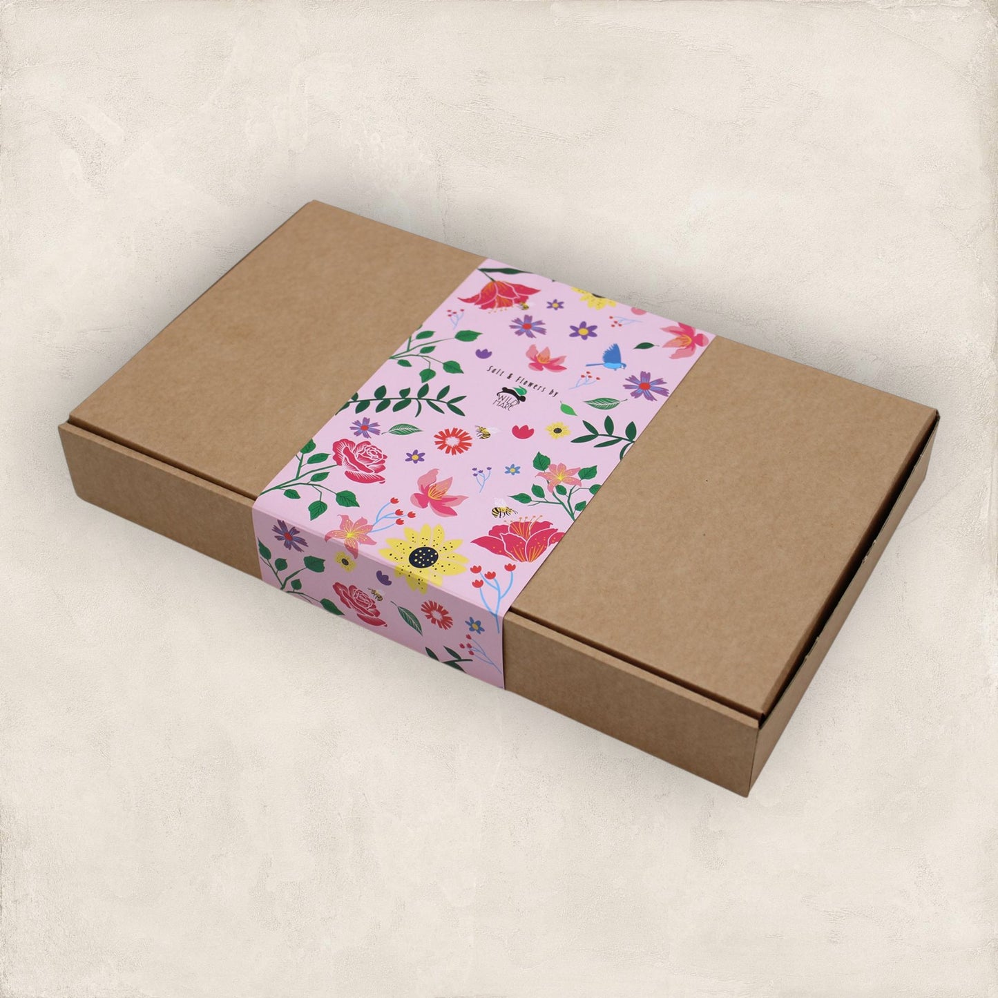 Passion Bath Sea Salts & Soap Flowers Set