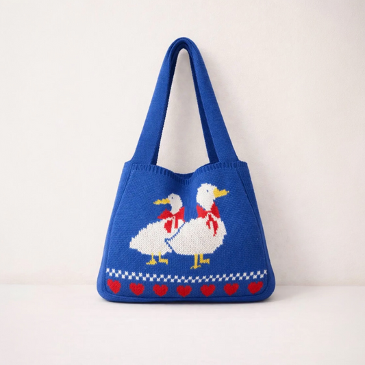 Duck Knit Tote Bag