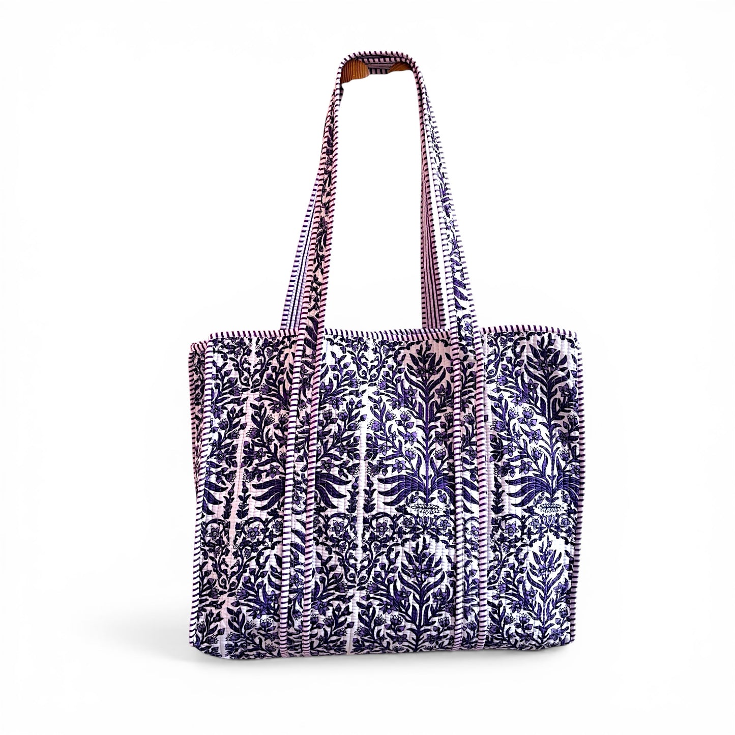 Chandra Boho Purple Kantha Bag