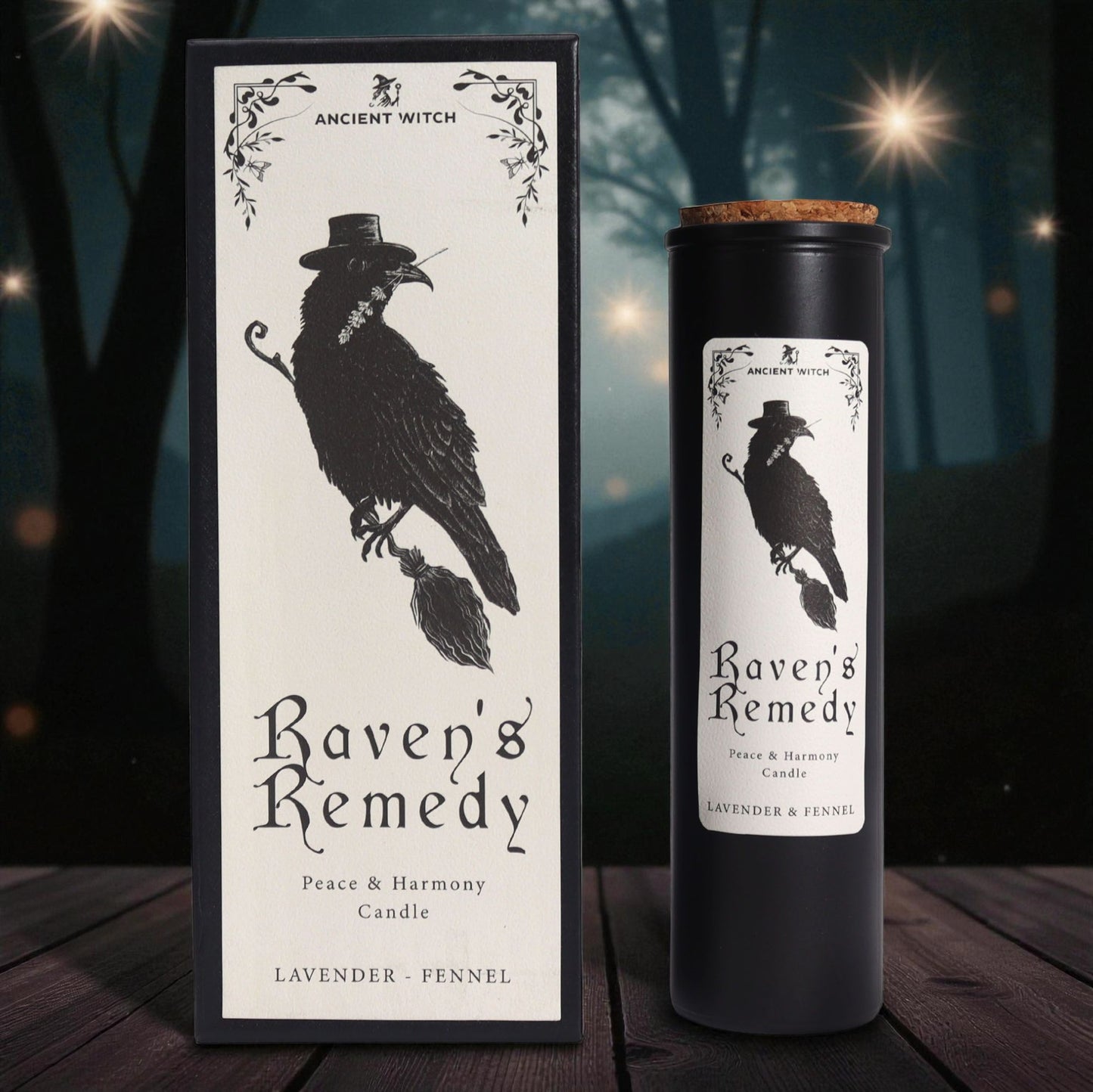 Ravens' Remedy Ancient Witch Ritual Candle