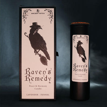 Ravens' Remedy Ancient Witch Ritual Candle
