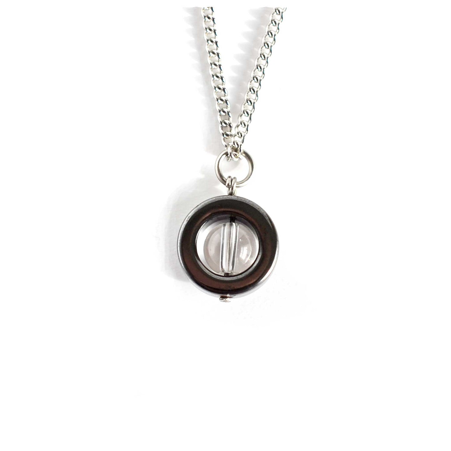 Gemstone Spinner Necklace