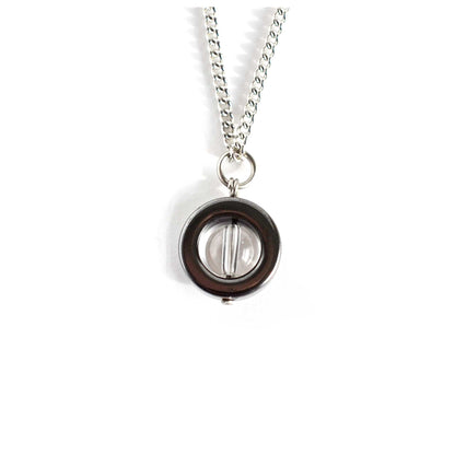 Gemstone Spinner Necklace