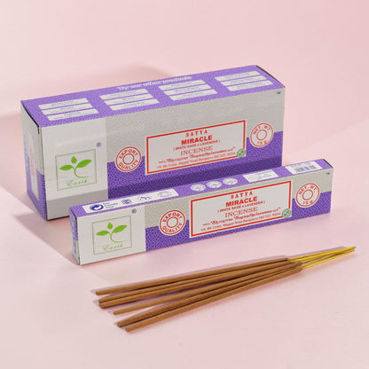 Satya Incense - Miracle (White Sage & Lavender)
