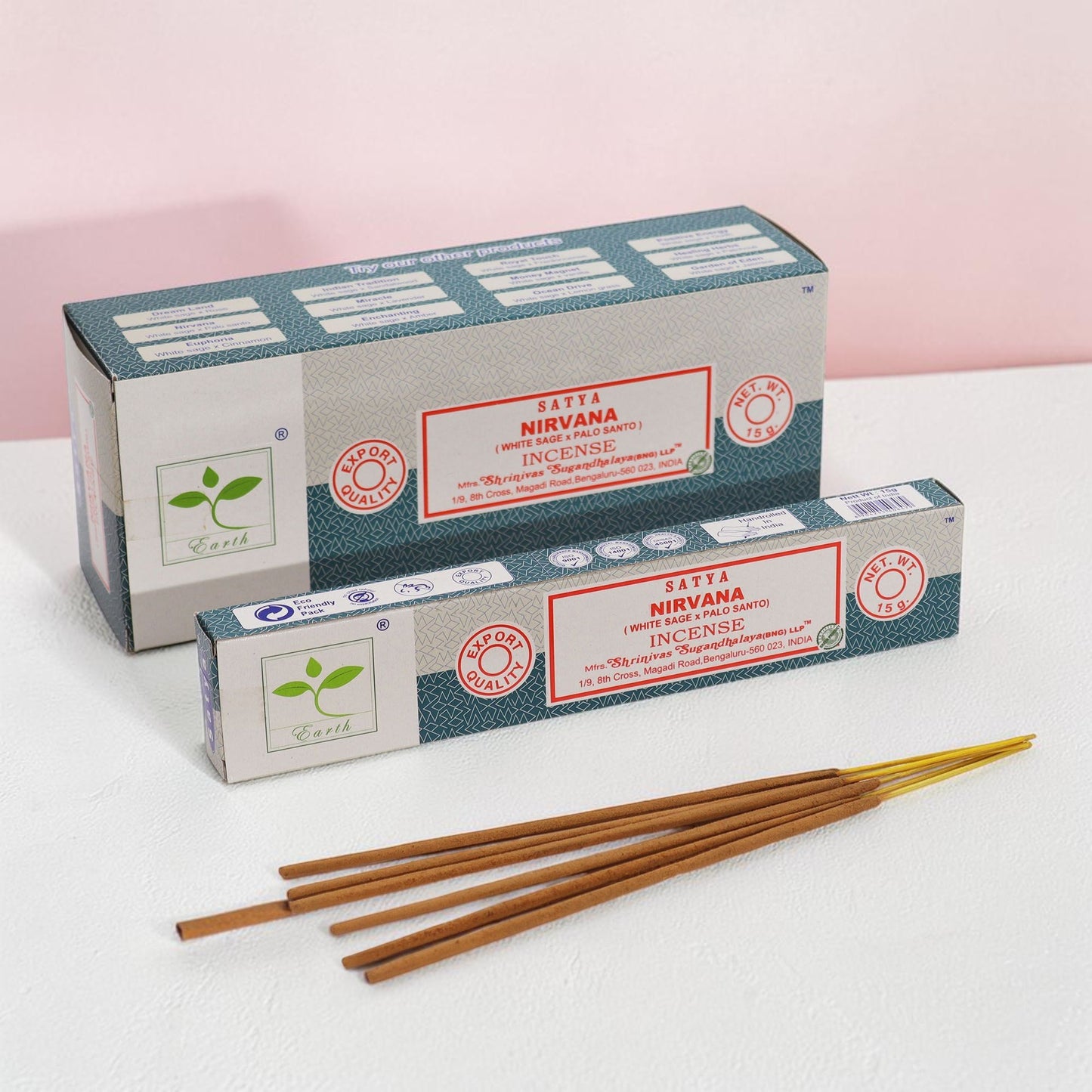 Satya Incense - Nirvana (White Sage & Palo Santo)