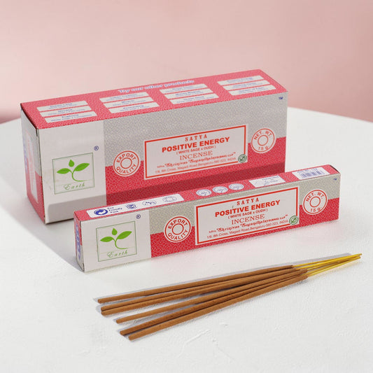 Satya Incense - Positive Energy (White Sage & Oudh)