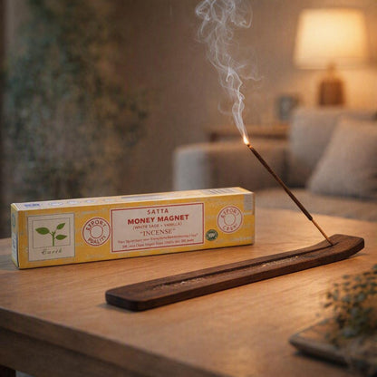 Satya Incense - Money Magnet (White Sage & Vanilla)