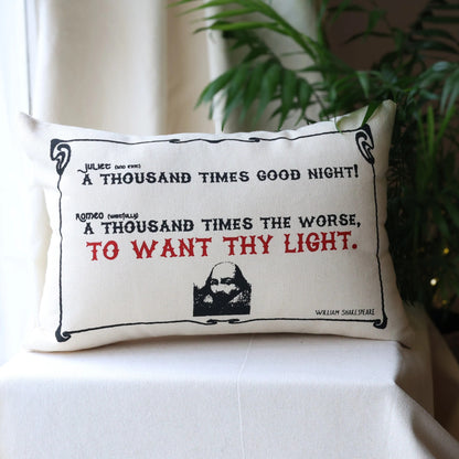 Shakespeare Quote Cushion
